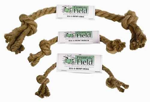 Dog Toy Natural Hemp Rope Tug Toy